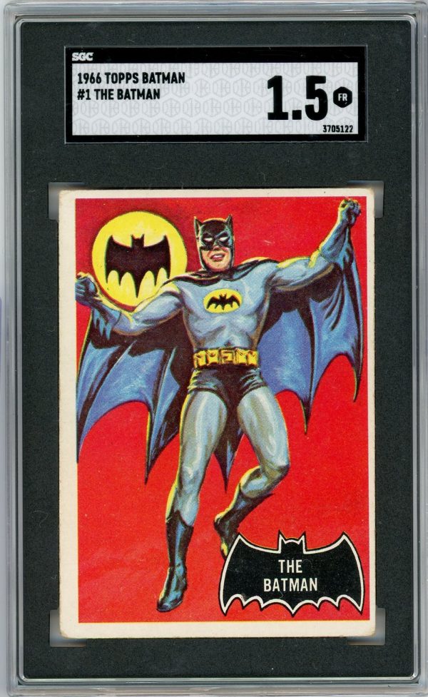1966 Topps "The Batman" SGC 1.5 First Rookie Card #1