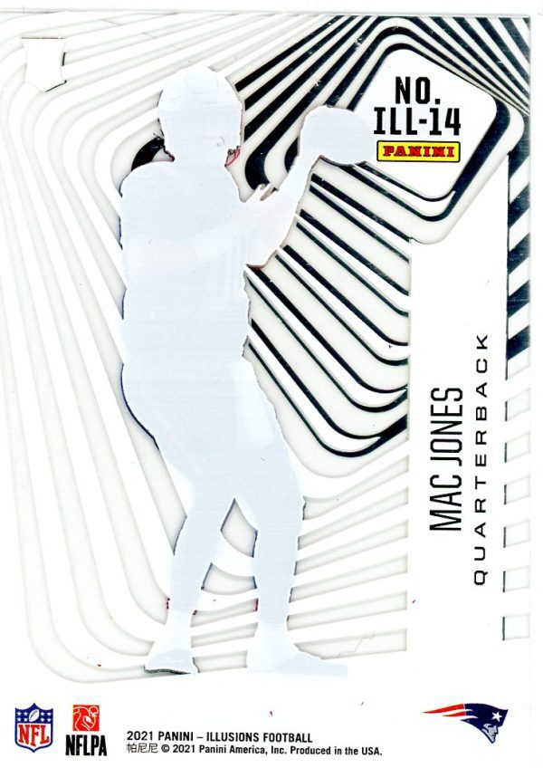 Mac Jones 2022 Panini Illusionists Rookie Card ILL-14