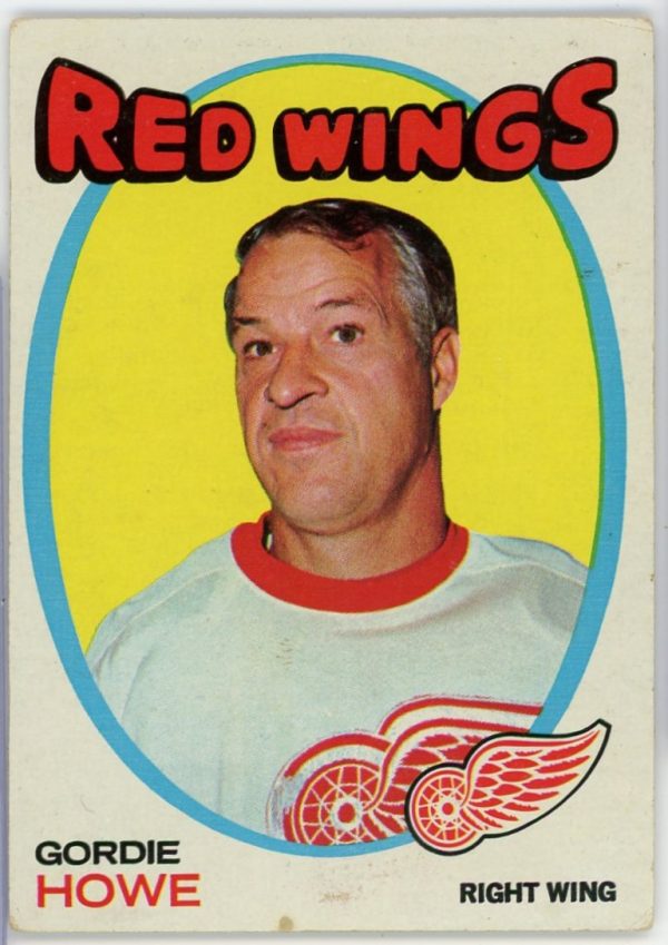 1971-72 Gordie Howe Red Wings Topps Card #70