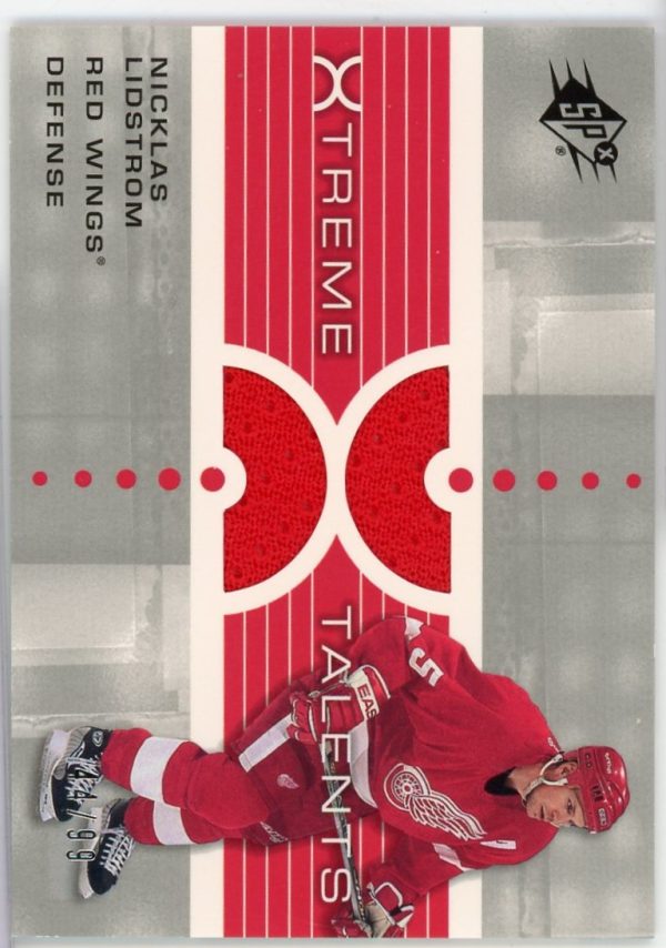 Nicklas Lidstrom 2002-03 SP Game Used Xtreme Talants Jersey /99 X-NL