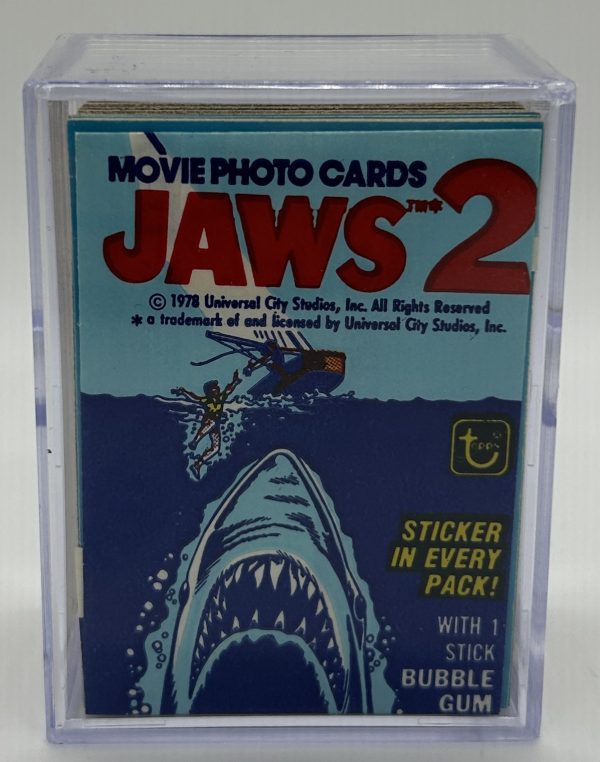 1978 Topps Jaws 2 Complete Trading Card Set (59 Cards Plus 11 Stickers)