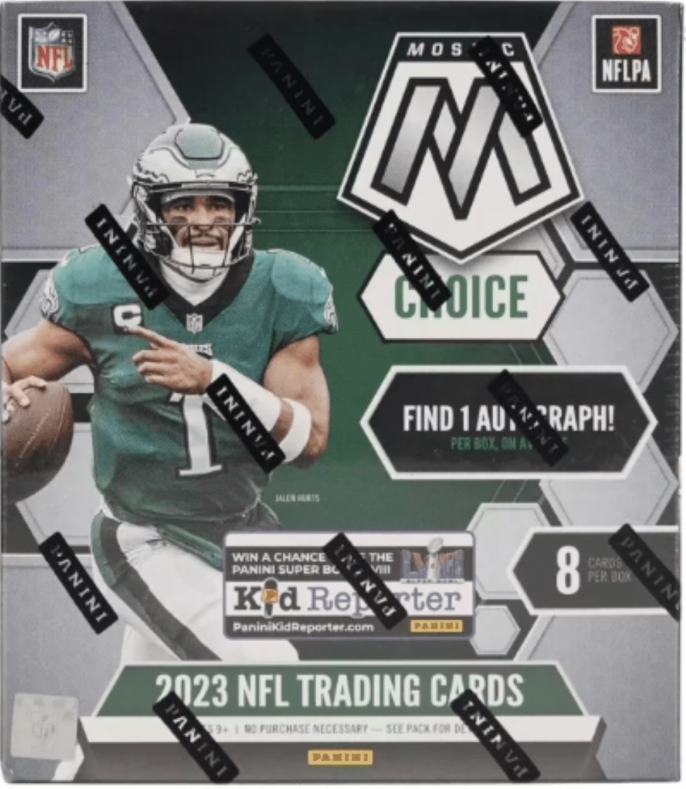 2023 Panini Mosaic Choice Football Hobby Box Froggers House of Cards