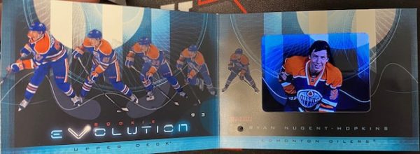 Ryan Nugent-Hopkins 2011-12 The Cup Rookie Evolution Video Booklet Card #RE-RN