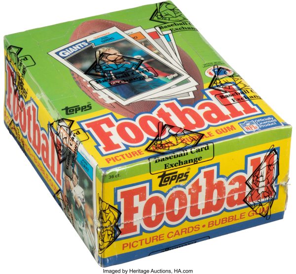 1987 Topps Football Wax Box With 36 Unopened Packs....