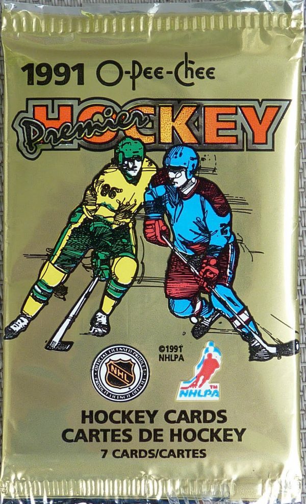 1991 O-Pee-Chee Premier Hockey Cards 7-pack