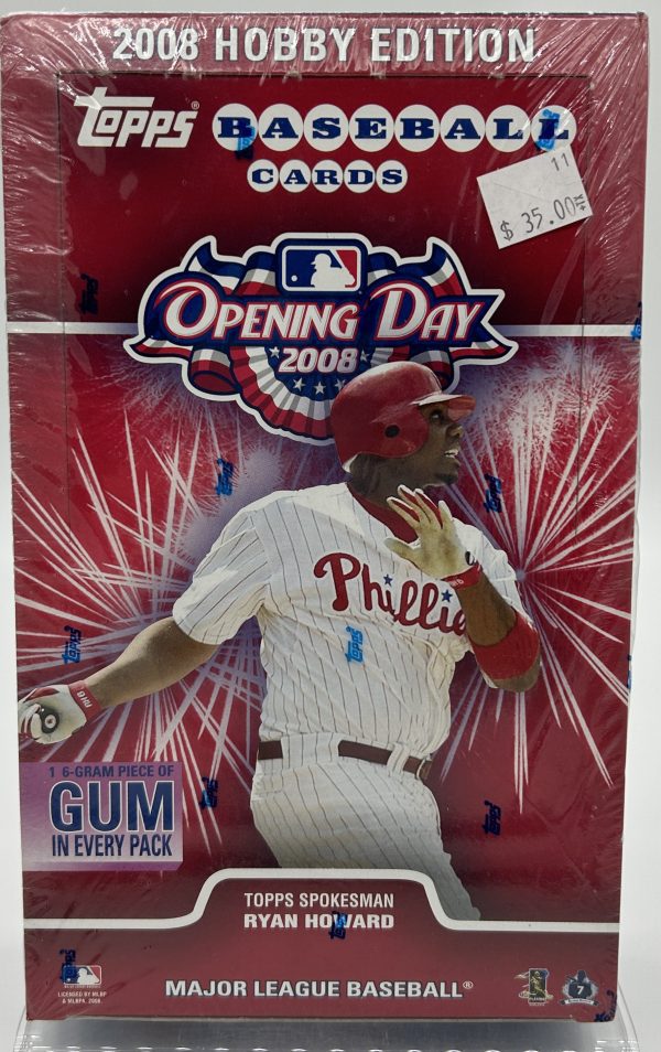 2008 Topps Opening Day Baseball Hobby Box Sealed!