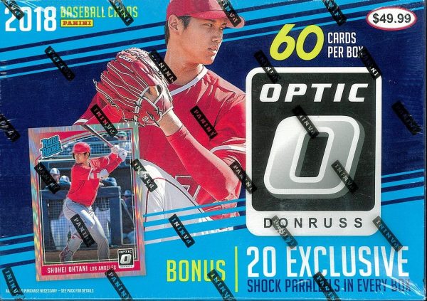 2018 Panini Donruss Optic Baseball 60ct Mega Box Sealed