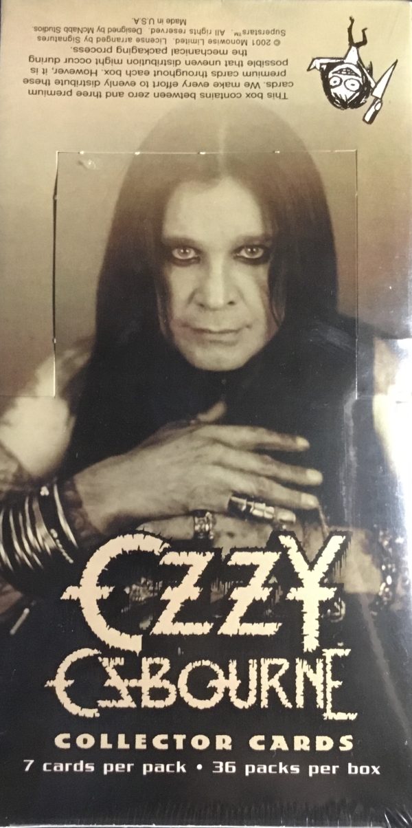 Ozzy Osbourne Collector Cards 2001 Box