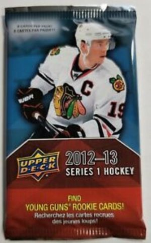 2012-13 Upper Deck Series 1 Hockey Cards - 1 Pack