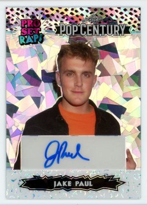 Jake Paul 2023 Leaf Pop Century Pro Set Raps 5/15 Auto #PSR-JP1