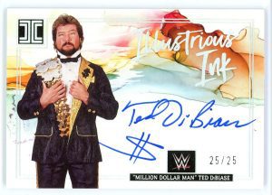 Ted DiBiase 2023 Panini Impeccable WWE Illustrious Ink 25/25 Auto #IL-MDM