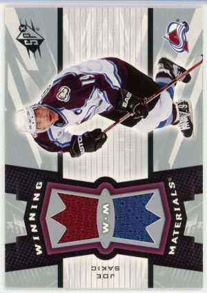 Joe Sakic 2006-07 Upper Deck SPX Winning Materials /99 #WM-JS