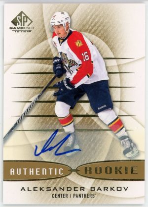 Aleksander Barkov 2013-14 UD SP Game Used Authentic Rookie Auto #160