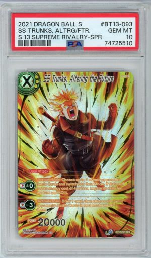 SS Trunks, Altering The Future 2021 Dragon Ball S #BT13-093 PSA 10