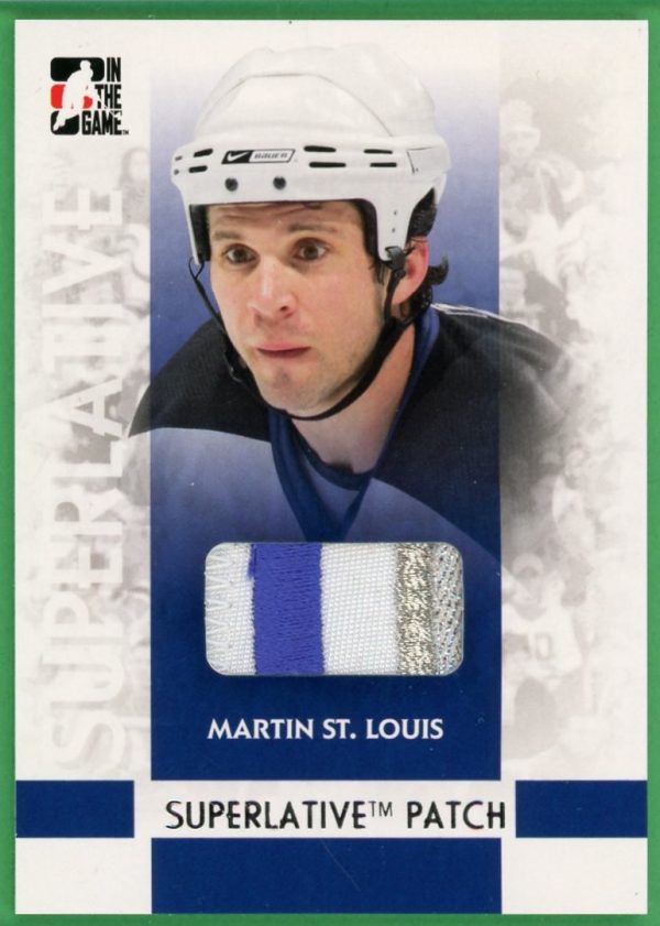 Martin ST. Louis 2008 In The Game Superlative Patch /30 #SP-45