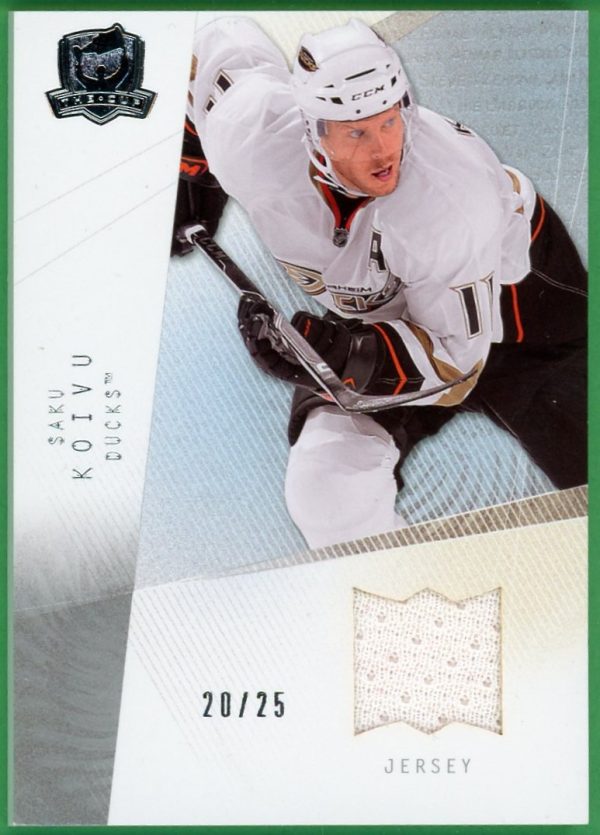 Saku Koivu 2009-10 Upper Deck The Cup Base Jersey Card /25 #21