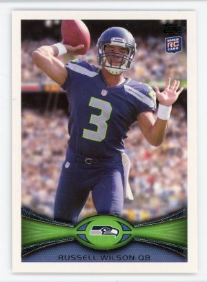 Russell Wilson 2012 Topps Football Rookie Card #165