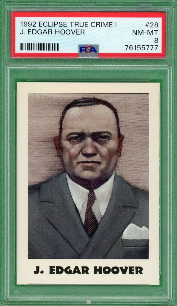 J.Edgar Hoover 1992 Eclipse True Crime I #28 PSA 8