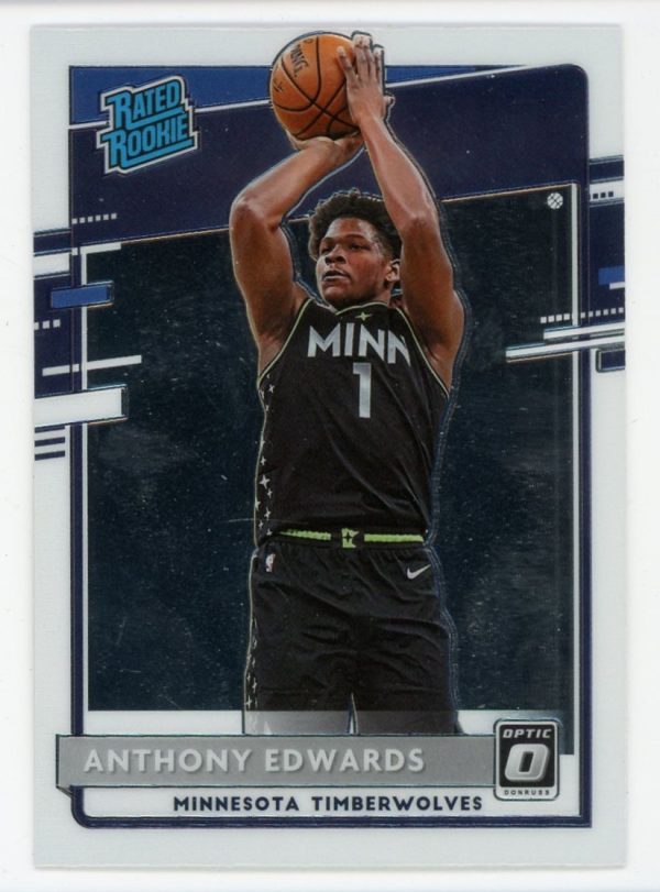 Anthony Edwards 2020-21 Panini Donruss Optic Rated Rookie #151