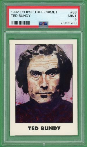 Ted Bundy 1992 Eclipse True Crime #88 PSA 9