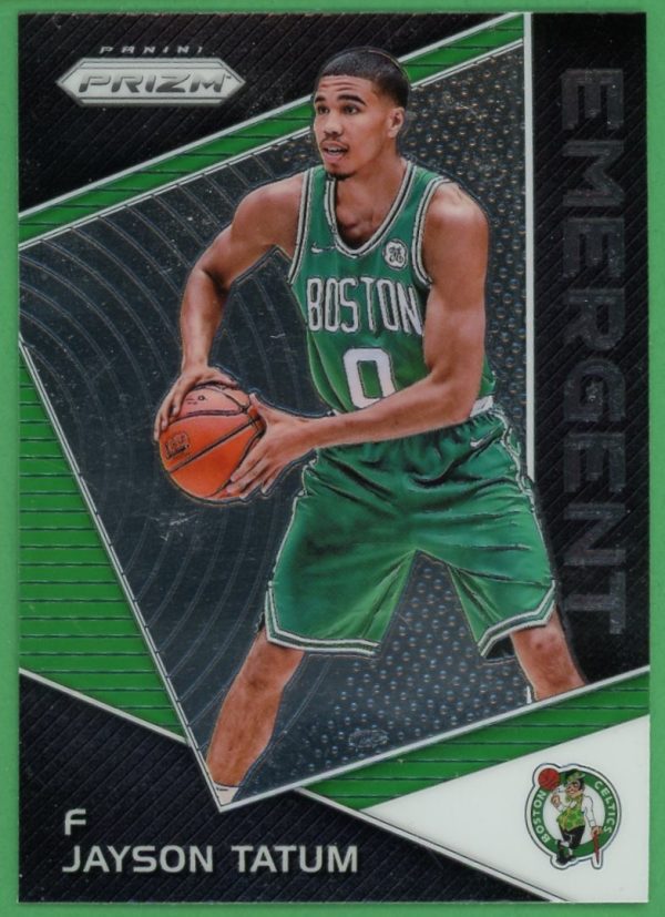 Jayson Tatum 2017-18 Panini Prizm Emergent Rookie Card #EM-JAY