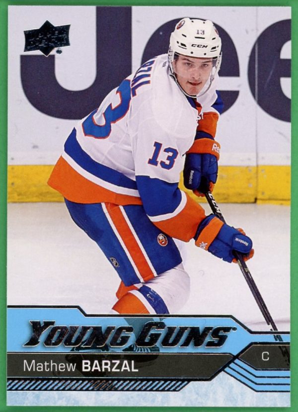 Mathew Barzal 2016-17 Upper Deck Series 2 Young Guns #458