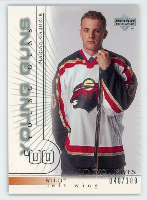 Marian Gaborik 2000-01 Upper Deck Young Guns Exclusives 040/100 #229