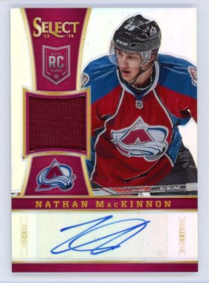 Nathan MacKinnon 2013-14 Panini Select Silver Rookie Patch Auto 39/99 #301