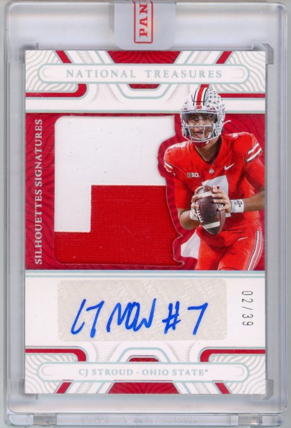 CJ Stroud 2022 Panini National Treasures Collegiate RPA 02/39