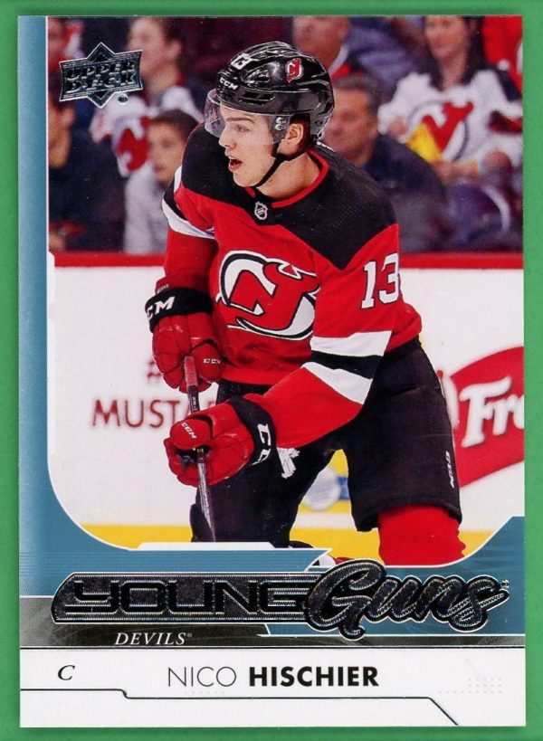 Nico Hischier 2017-18 Upper Deck Series 1 Young Guns #201