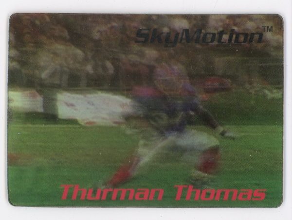 Thurman Thomas 1996 Skybox SkyMotion Hobby Exclusive Gold #SM52