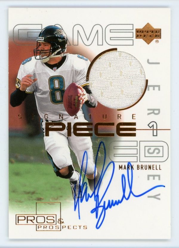 Mark Brunell 2000 UD Pros & Prospects Signature Piece Auto #SP-MB