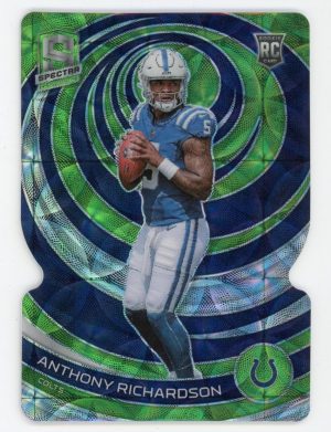 Anthony Richardson 2023 Panini Spectra Neon Green Die-Cut /30 RC #114