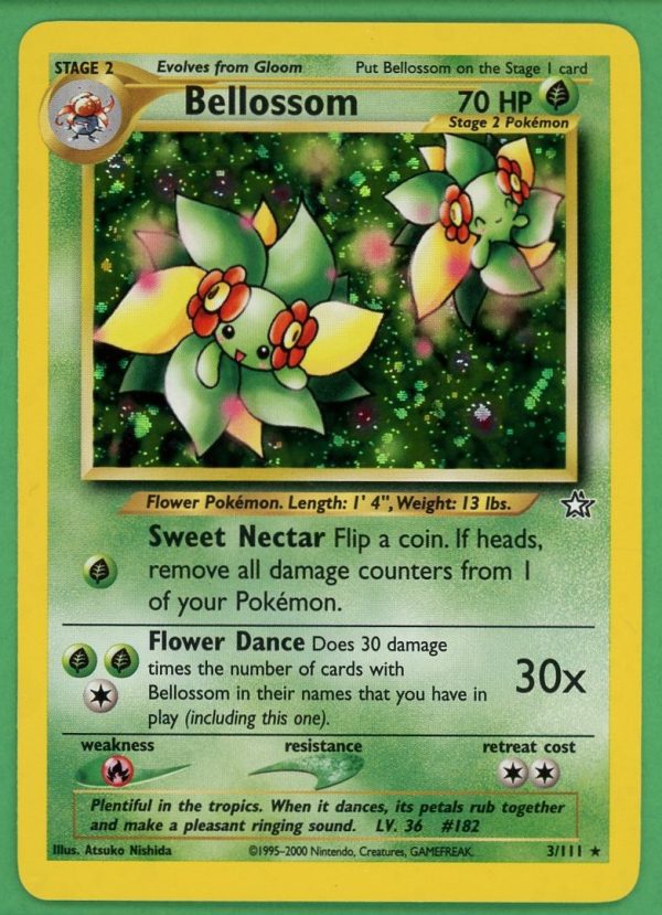 Bellossom Pokemon Neo Genesis Holo 3/111