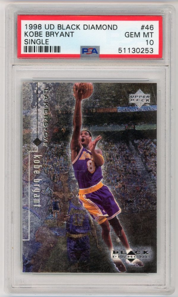 Kobe Bryant 1998-99 Upper Deck Black Diamond Single #46 PSA 10