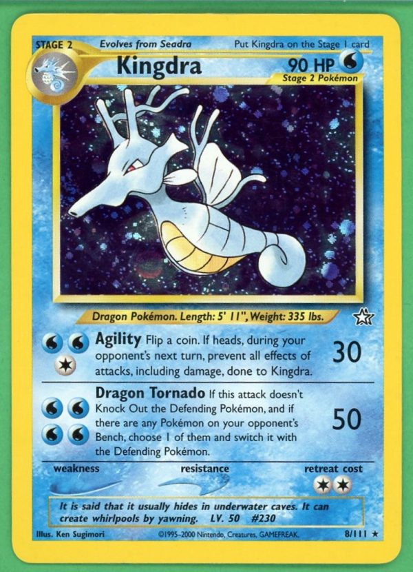 Kingdra Pokemon Neo Genesis Holo 8/111