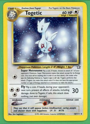 Togetic Pokemon Neo Genesis Holo 16/111