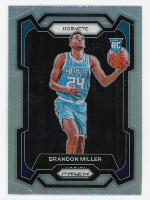 Brandon Miller 2023-24 Panini Prizm Silver RC #152