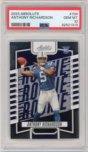 Anthony Richardson 2023 Panini Absolute Football RC #104 PSA 10 (A)