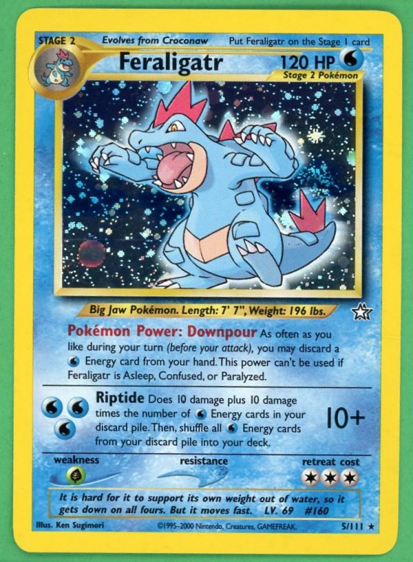 Feraligatr Pokemon Neo Genesis Holo 5/111