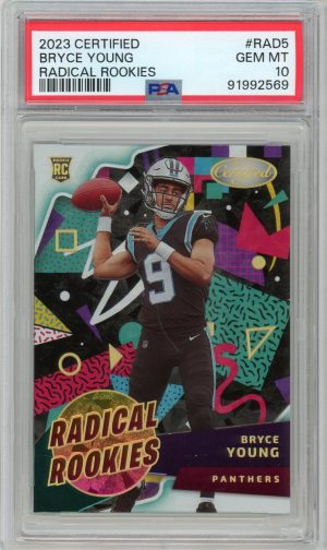 Bryce Young 2023 Panini Certified Radical Rookies #RAD-5 PSA 10 POP 6!