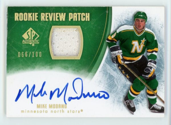 Mike Modano 2007-08 SP Authentic Rookie Review Patch Auto /100 #RR-MM