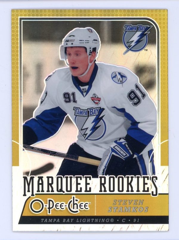 Steven Stamkos 2008-09 O-Pee-Chee Gold Foil Marquee Rookie Card #795