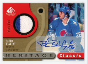 Peter Stastny 2006-07 SPGU Heritage Classic Jersey Auto /100 #HCA-PS