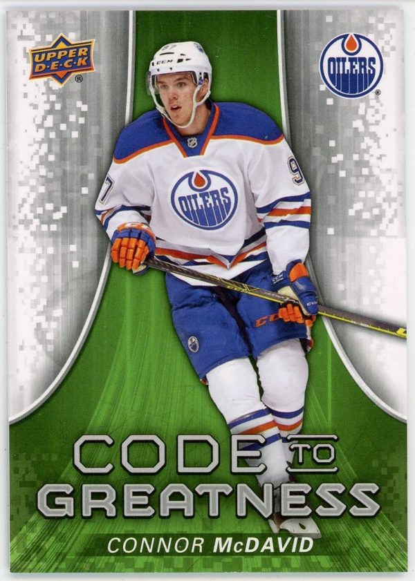 Connor Mcdavid 2015-16 UD Series 1 Code To Greatness RC #CTG-0