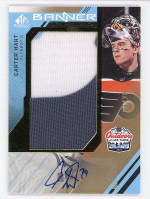 Carter Hart 2021-22 SPGU Banner Year Auto 03/25 #BYLT-CH