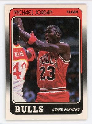 Michael Jordan 1988-89 Fleer Basketball Card #17