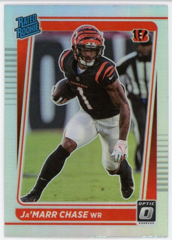 Ja'Marr Chase 2021 Panini Donruss Optic Sliver Rated Rookie #207