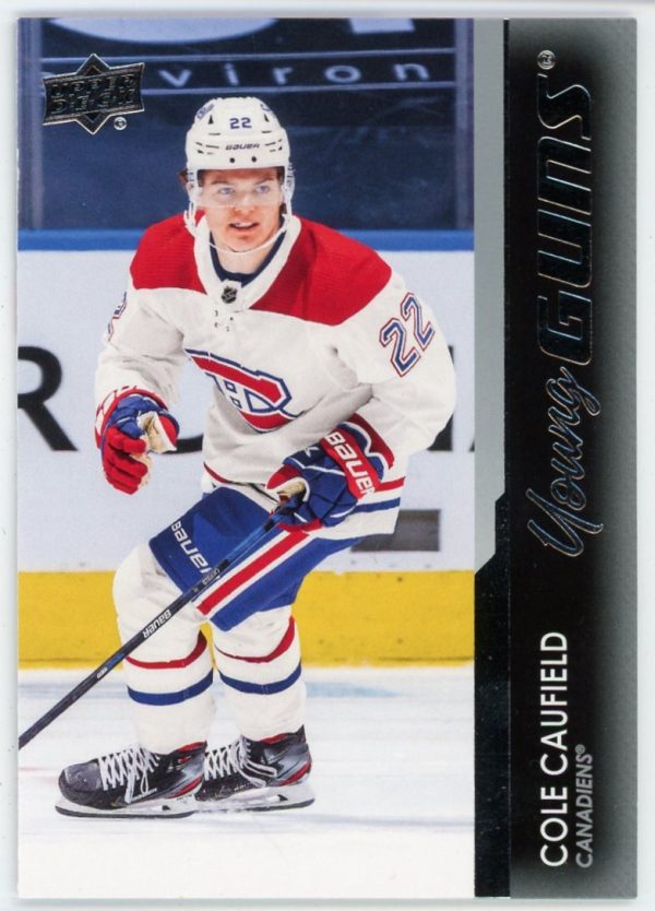 Cole Caufield 2021-22 Upper Deck Series 1 Young Guns #201