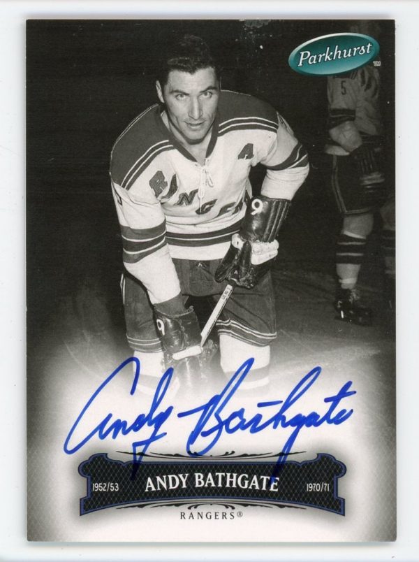 Andy Bathgate 2006-07 Parkhurst Auto Card #9